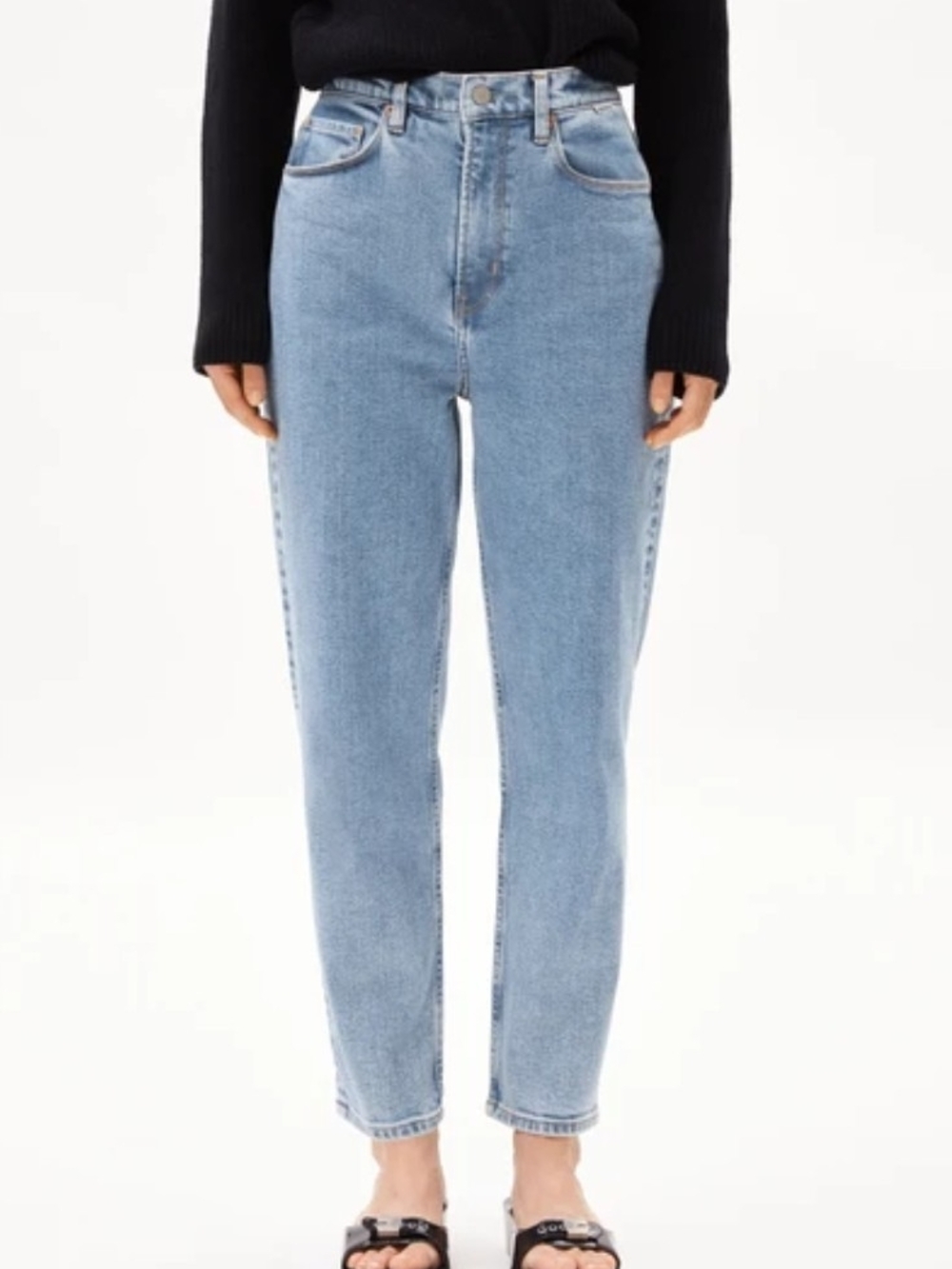 Armed Angels High-Rise Mom Jeans 32/34 Light Blue